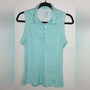 Callaway Women's Polo Style Opti Dri Sleeveless Golf Shirt Size Medium